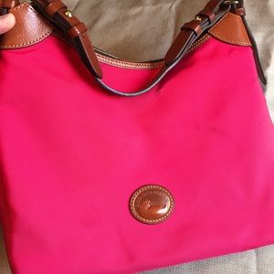 Dooney & Bourke bright pink shoulder bag purse